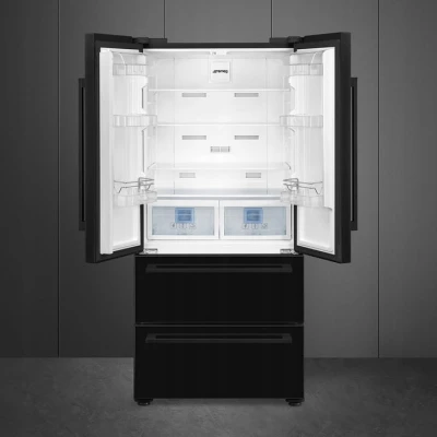 LODÓWKA WOLNOSTOJĄCA SMEG FQ55FNDF CZARNA