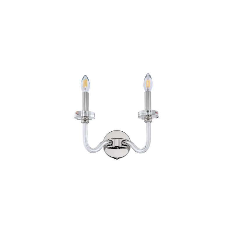 Kinkiet ścienny HAMPTON 2x40W IP20 E14 Chrom Nowodvorski