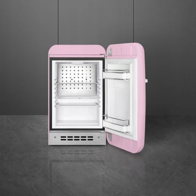 LODÓWKA CHŁODZIARKA WOLNOSTOJĄCA JEDNODRZWIOWA RETRO SMEG FAB5RPK5 RÓŻOWA
