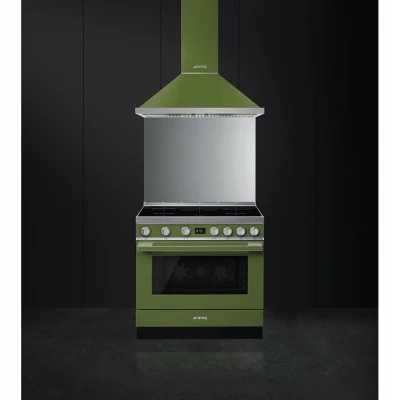 KUCHNIA WOLNOSTOJĄCA Z PŁYTĄ INDUKCYJNĄ SMEG CPF9IPOG 90x60CM ZIELONY