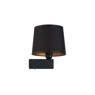 Lampa ścienna Kinkiet CHILLIN 40W E27 Czarno-Złoty Nowodvorski