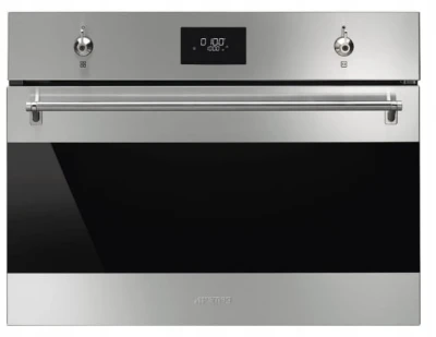 KUCHENKA MIKROFALOWA DO ZABUDOWY 45CM STAL NIERDZEWNA Smeg SF4301MX