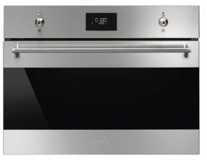 KUCHENKA MIKROFALOWA DO ZABUDOWY 45CM STAL NIERDZEWNA Smeg SF4301MX