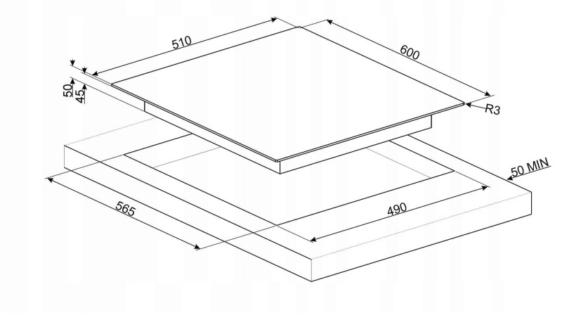 Płyta ceramiczna SMEG SE364TD