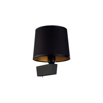 Lampa ścienna Kinkiet CHILLIN 40W E27 Czarno-Złoty Nowodvorski