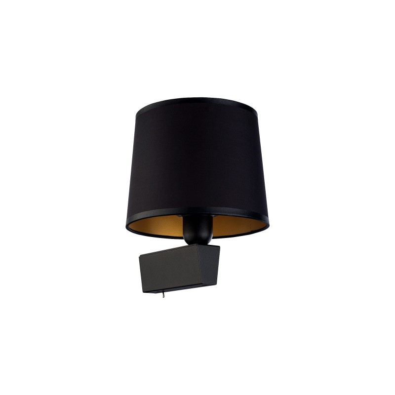 Lampa ścienna Kinkiet CHILLIN 40W E27 Czarno-Złoty Nowodvorski