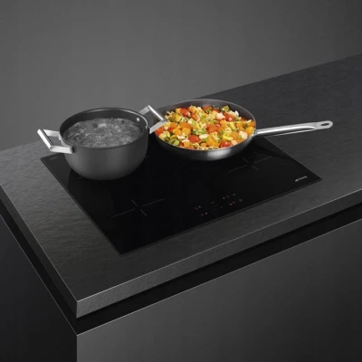 PŁYTA CERAMICZNA SMEG SE264TD1 60 cm CZARNA