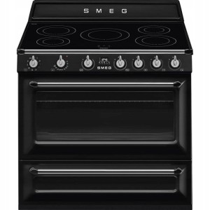 Kuchnia indukcyjna 90cm 9 funkcji pieczenia Smeg TR90IBL2