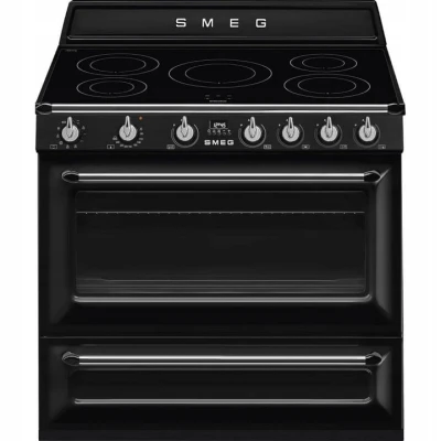 Kuchnia indukcyjna 90cm 9 funkcji pieczenia Smeg TR90IBL2