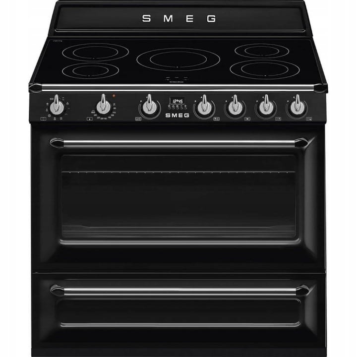 Kuchnia indukcyjna 90cm 9 funkcji pieczenia Smeg TR90IBL2