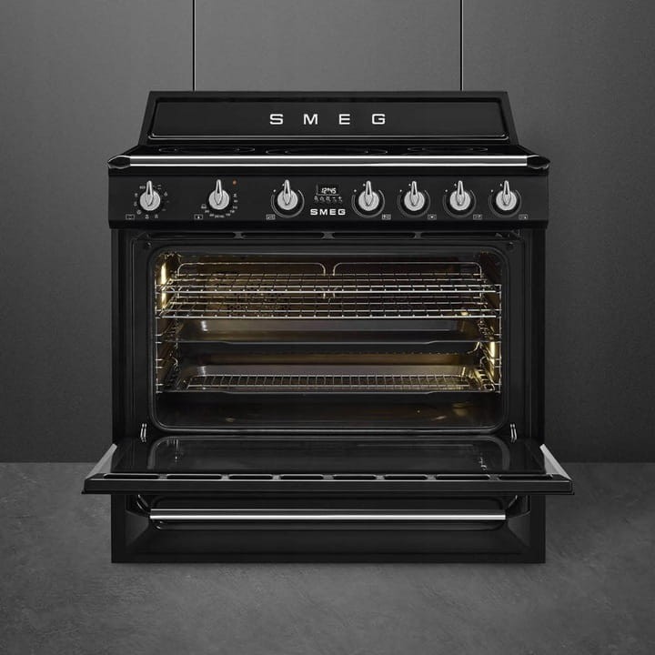 Kuchnia indukcyjna 90cm 9 funkcji pieczenia Smeg TR90IBL2