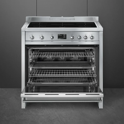 Kuchnia wolnostojąca z płytą indukcyjną 90cm Smeg A1PYID-9