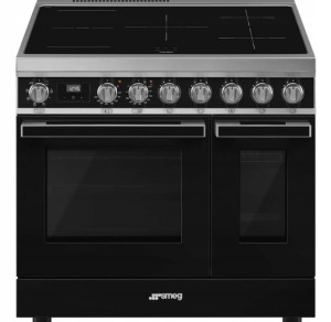 Kuchnia wolnostojąca z płytą indukcyjną 90cm Smeg CPF92IMBL