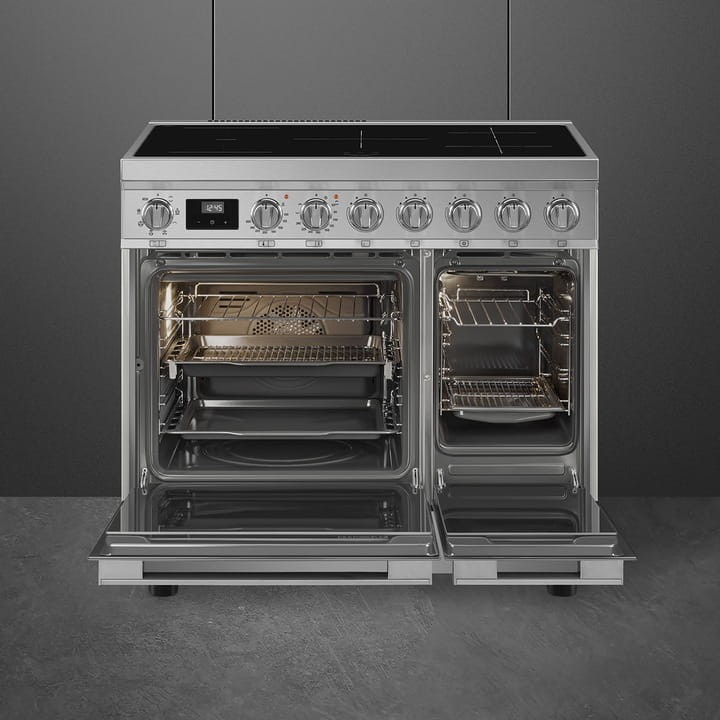 Kuchnia wolnostojąca z płytą indukcyjną 90cm Smeg CPF92IMX