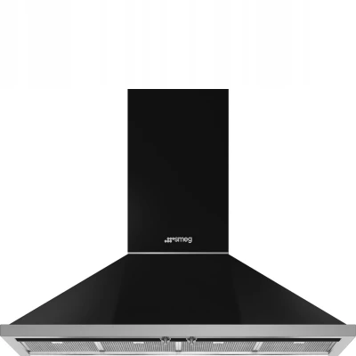 Okap 120cm 777 m³/h 3 prędkości LED Smeg KPF12BL