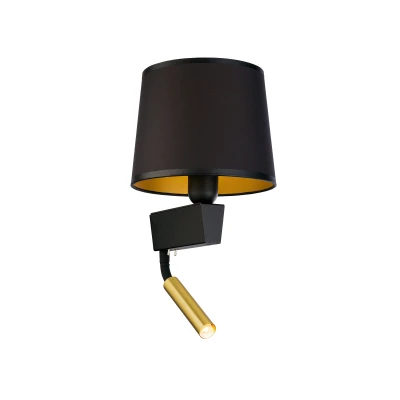 Lampa ścienna Kinkiet CHILLIN 40W LED Czarno-Złoty Nowodvorski