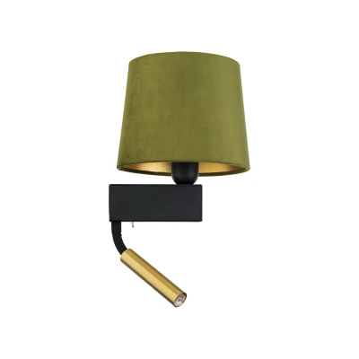 Lampa ścienna Kinkiet CHILLIN 40W LED Zieleń-złoto Nowodvorski