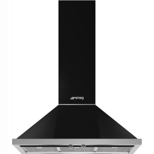 Okap przyścienny 90cm 781 m³/h 3 prędkości LED Smeg KPF9BL