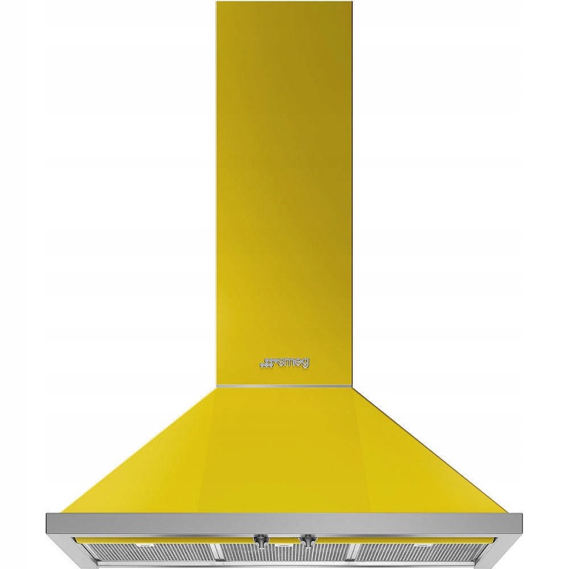 Okap przyścienny 90cm 781 m³/h 3 prędkości LED Smeg KPF9YW