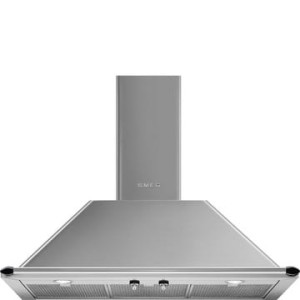 Okap przyścienny 90cm 788 m³/h 3 prędkości LED Smeg KTR90XE