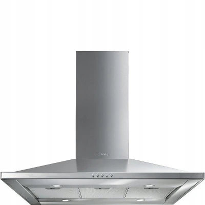 Okap wyspowy 90cm 578 m³/h 3 prędkości LED Smeg KI90CE