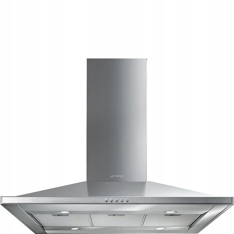 Okap wyspowy 90cm 578 m³/h 3 prędkości LED Smeg KI90CE