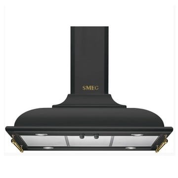 Okap wyspowy 90cm 754 m³/h 3 prędkości LED Smeg KCI19AOE
