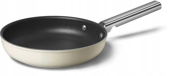 Patelnia 24cm indukcja stal nierdzewna PTFE Smeg CKFF2401CRM