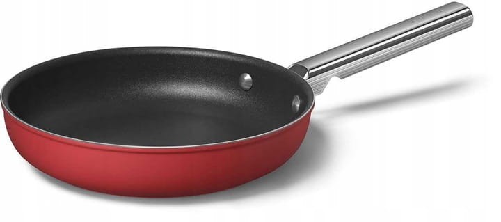 Patelnia 24cm indukcja stal nierdzewna PTFE Smeg CKFF2401RDM
