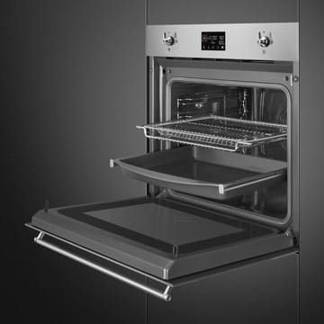 Piekarnik elektryczny z mikrofalą SPEEDWAVEXL Smeg SO6302M2X