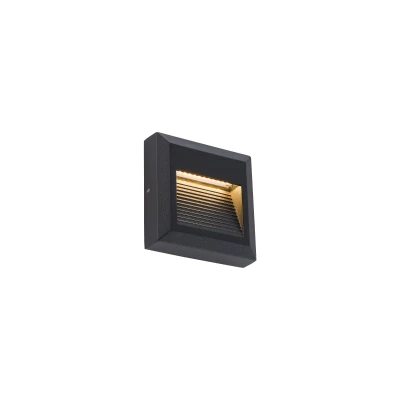 Kinkiet zewnętrzny Lampa SIDEWALK 3W LED Czarny Nowodvorski