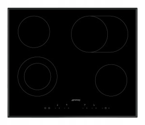 Płyta ceramiczna 60cm 4 strefy sterowanie dotykowe Smeg SE364EMTB