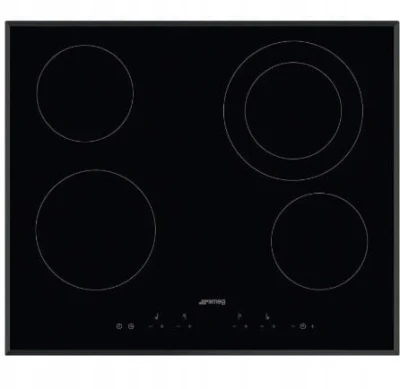 Płyta ceramiczna 60cm 4 strefy sterowanie dotykowe Smeg SE364ETB