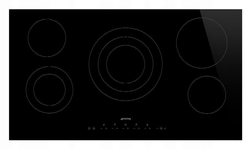Płyta ceramiczna 90cm 5 stref dotyk 9 poziomów Smeg SE395ETDL