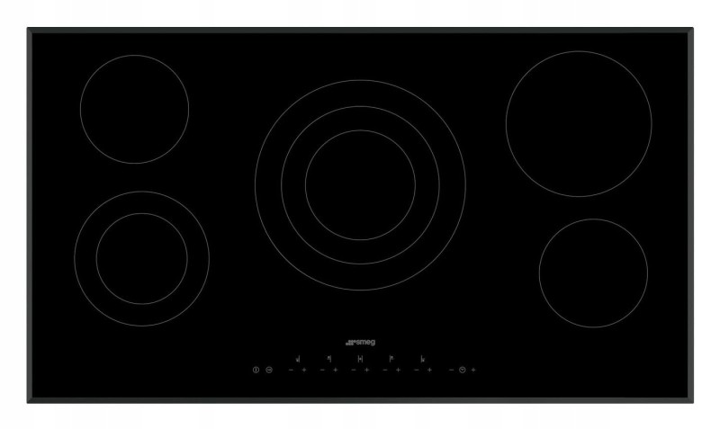 Płyta ceramiczna 90cm 5 stref sterowanie dotykowe Smeg SE395ETB