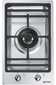 Płyta gazowa 31cm 1 palnik żeliwny ruszt Smeg PGF31G-1