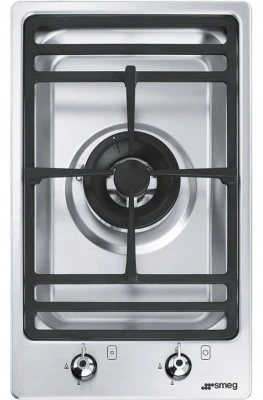 Płyta gazowa 31cm 1 palnik żeliwny ruszt Smeg PGF31G-1