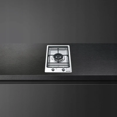 Płyta gazowa 31cm 1 palnik żeliwny ruszt Smeg PGF31G-1