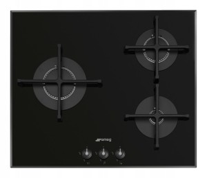Płyta gazowa 60cm 3 palniki żeliwne ruszty Smeg PV163B3