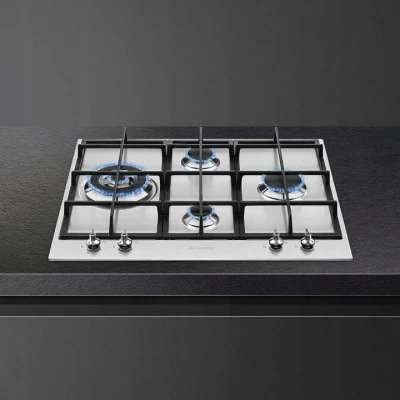Płyta gazowa 60cm 4 palniki żeliwne ruszty Smeg PX364L