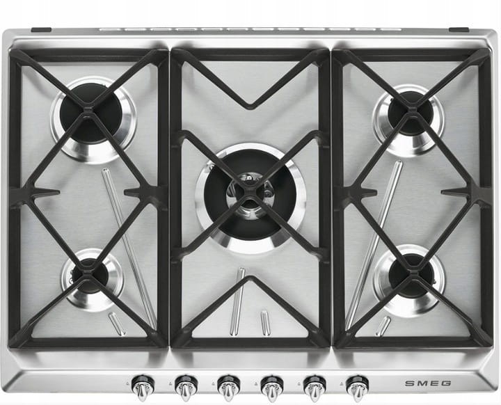 Płyta gazowa 68,5cm 5 palników żeliwne ruszty Smeg SR975XGH