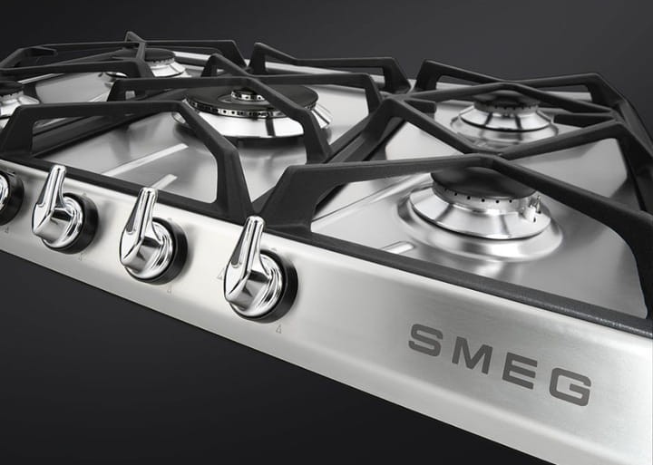 Płyta gazowa 68,5cm 5 palników żeliwne ruszty Smeg SR975XGH