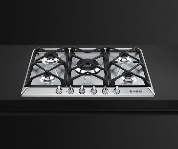 Płyta gazowa 68,5cm 5 palników żeliwne ruszty Smeg SR975XGH
