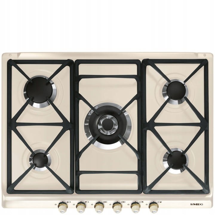 Płyta gazowa 70cm 5 palników żeliwne ruszty Smeg SR775PO