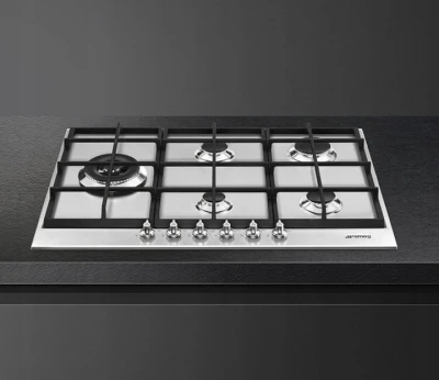 Płyta gazowa 72,5cm 5 palników żeliwne ruszty Smeg PX175L