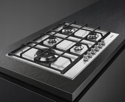 Płyta gazowa 72,5cm 5 palników żeliwne ruszty Smeg PX175L