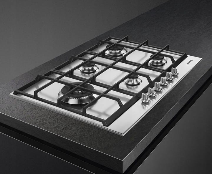 Płyta gazowa 72,5cm 5 palników żeliwne ruszty Smeg PX175L