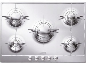 Płyta gazowa 72cm 5 palników stal nierdzewna Smeg P705ES