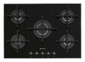 Płyta gazowa 72cm 5 palników żeliwne ruszty Smeg PV175B3