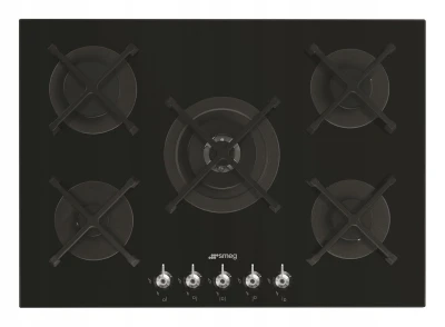 Płyta gazowa 72cm 5 palników żeliwne ruszty Smeg PV375N